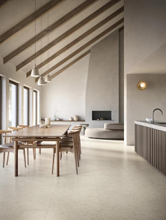 Керамогранит Italon Форум Слим Дезерт арт. 610010004158 (60x120) под бетон, коричневый, матовый